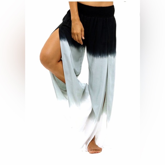 VENUS Pants - Venus Vintage Split Leg Tie Dye Pant Cover Up Size Med W14.5”-19”